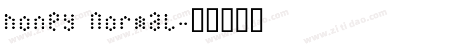 honey Normal字体转换